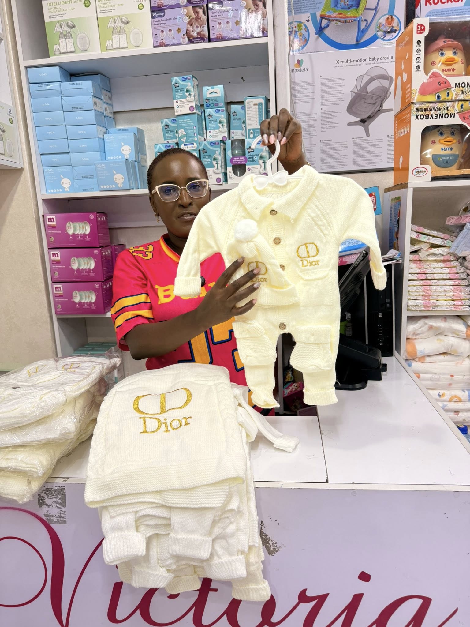 Knitted Baby Receiving Set